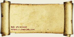 Klaudija Tošović vizit kartica